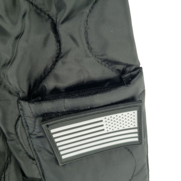 Grunt Style Jacket Men Large Puffer Full Zip Packable Black Hooded Quilted NWOT - Picture 7 of 12